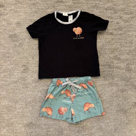 Pajamas - Toddler PJs - Kiwi Bird Print - Size 3 (Age 3) - Peter Alexander - Picture 1 of 5